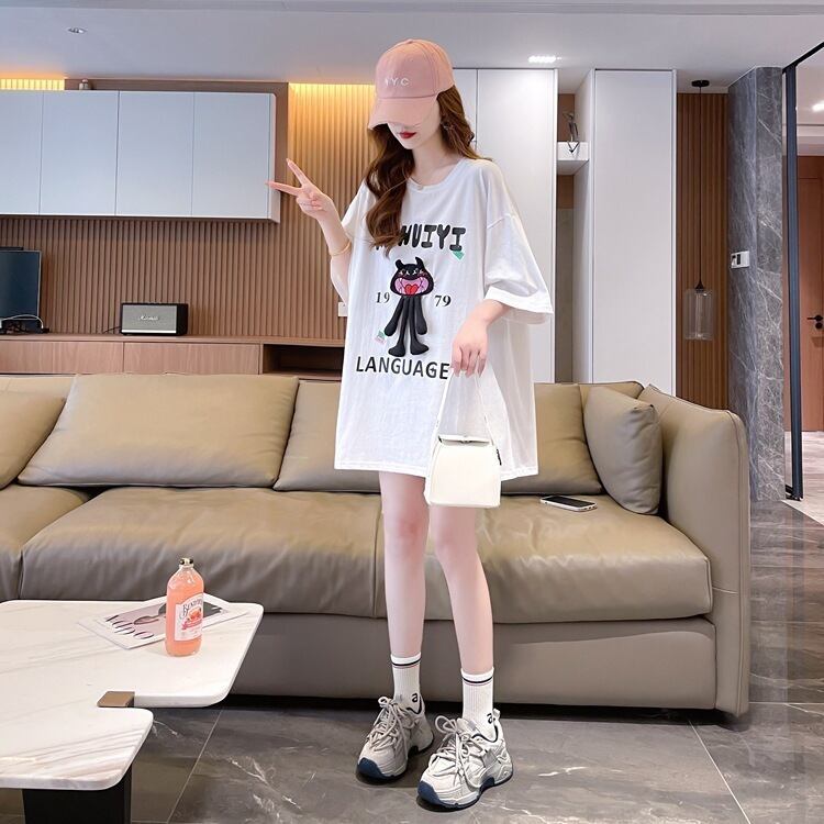 今季マストバイ ファッション 新商品 プリント ゆったり 全4色 半袖 Tシャツ＜S-11365＞