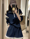 主役級 ファッション 今季マストバイ 個性派 半袖Ｔシャツⅹパンツセット<S-6533>