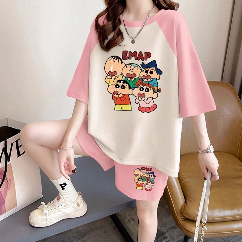 【ランキングNO.5】超人気 カジュアル ファッション 上質 男女兼用Ｔシャツⅹパンツセット<S-6532>