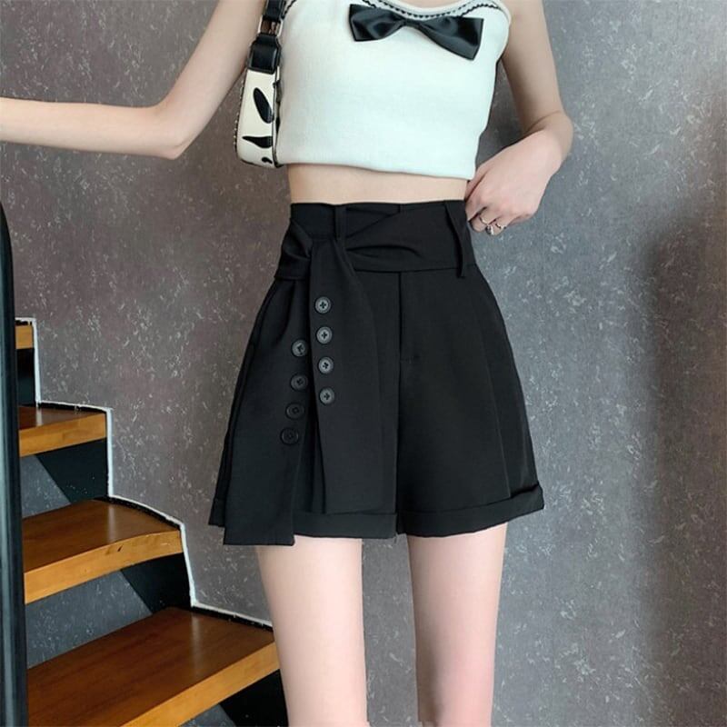 美感いっぱい ハイウエスト 着心地抜群 パンツ ボトムス＜S-3360＞