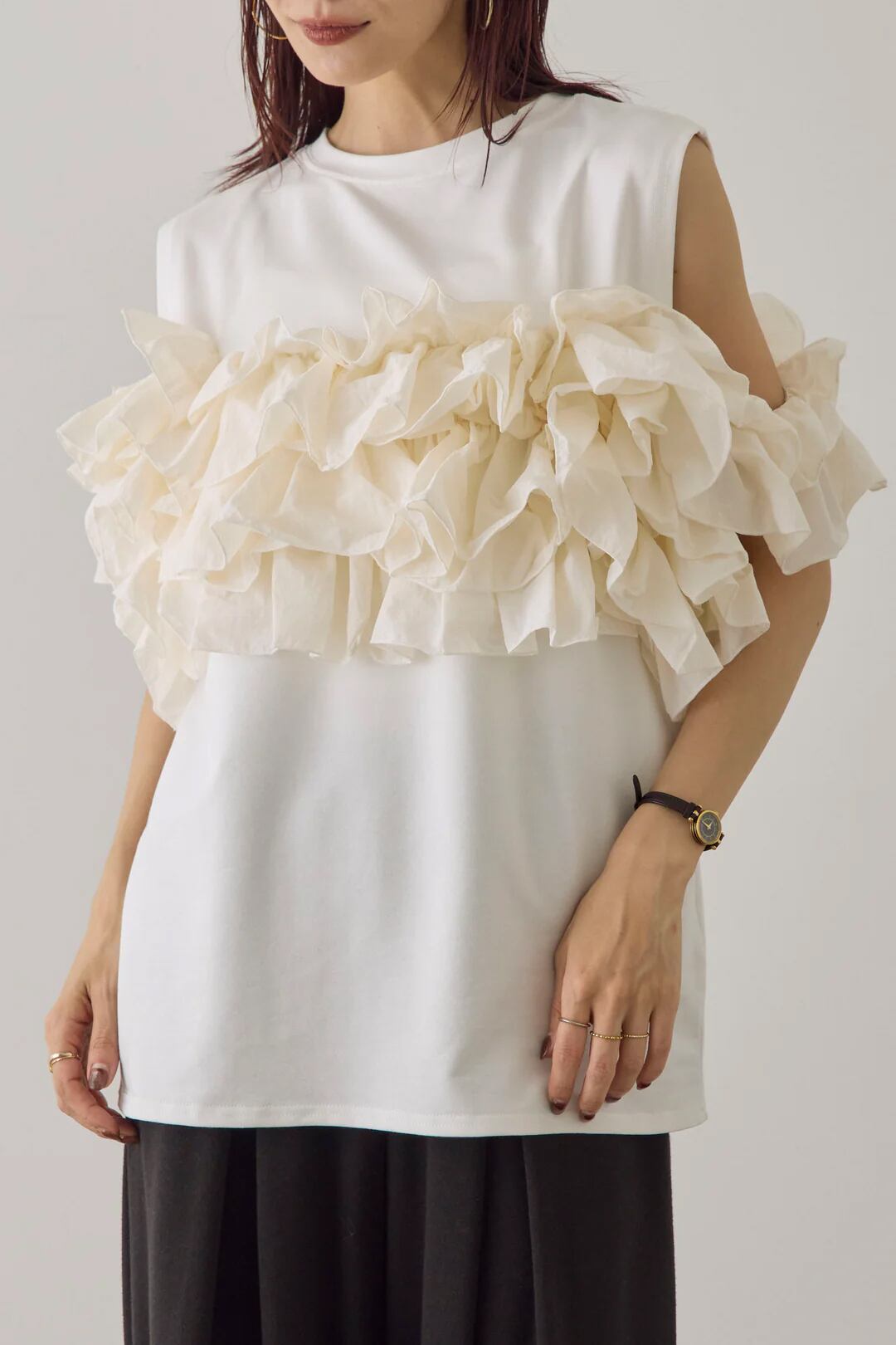 シンプル 好感度UP 海外トレンド カジュアル 全3色 半袖 Tシャツ ＜S-11764＞