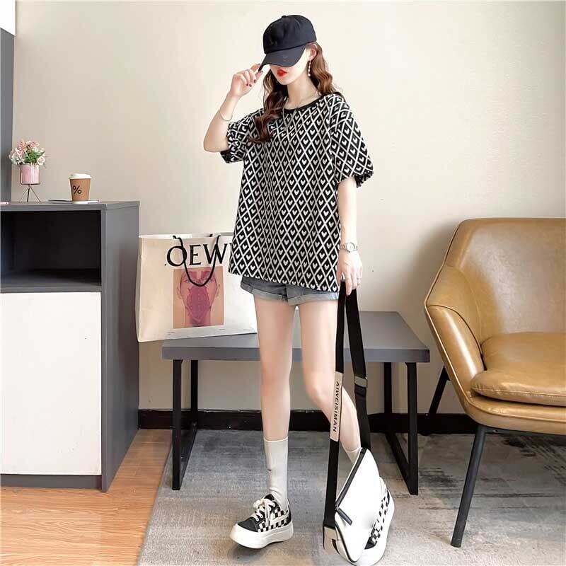 着心地抜群 ラウンドネック 女性力を高める Tシャツ カットソー＜S-2996＞