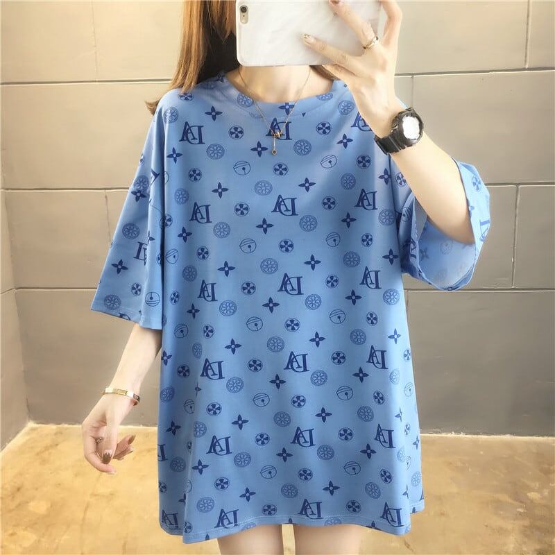 高級感溢れる プリント 美感いっぱい Tシャツ カットソー＜S-3316＞