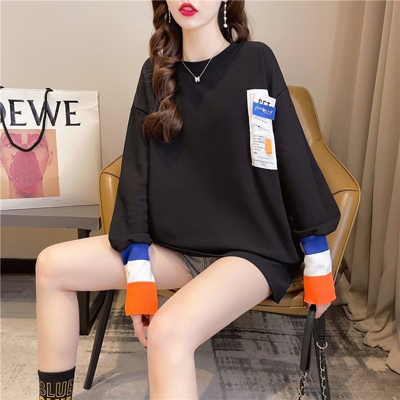 美感いっぱい 切り替え 好感度満載 プリント Tシャツ カットソー＜S-3669＞