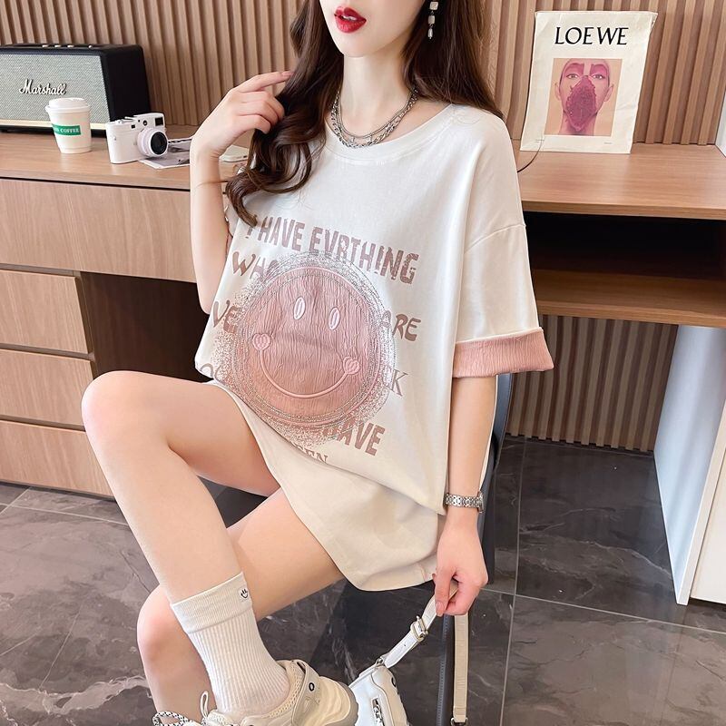 大好評 カジュアル 絶対欲しい キュート プリント全3色 半袖Tシャツ カットソー ＜S-8600＞