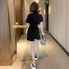 オシャレ度満点 切り替え 一目惚れ Tシャツ＋ショートパンツ セットアップ＜S-3573＞