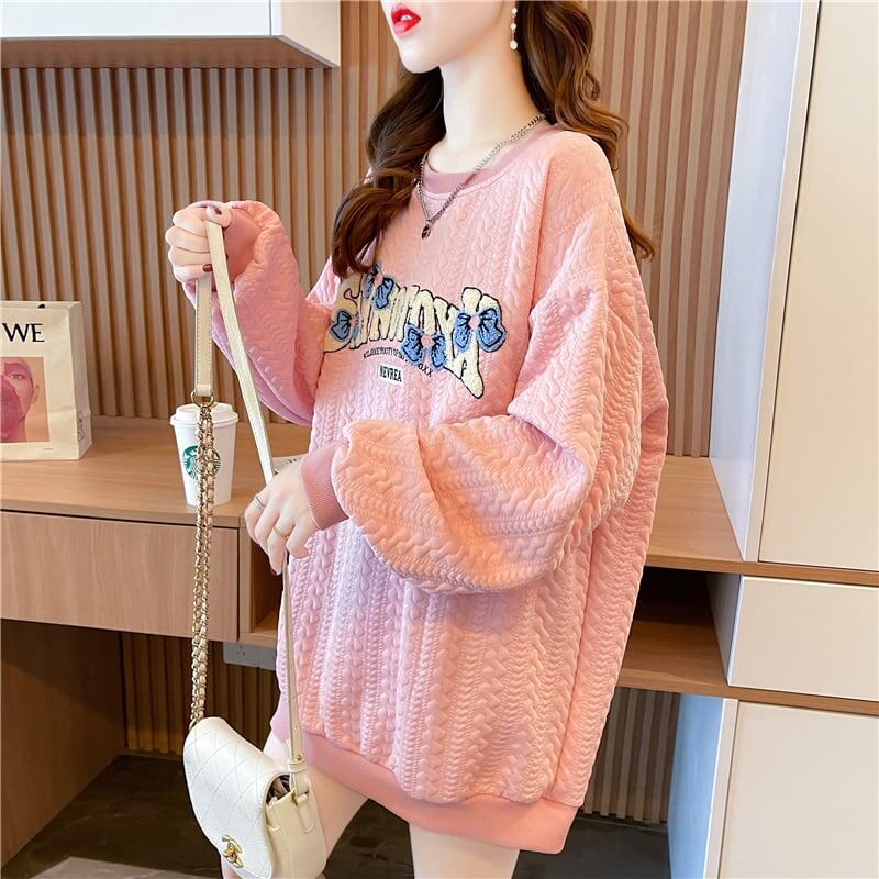 女子マスト ゆったりスウェット 刺?ロゴ 全3色トップス＜S-4807＞
