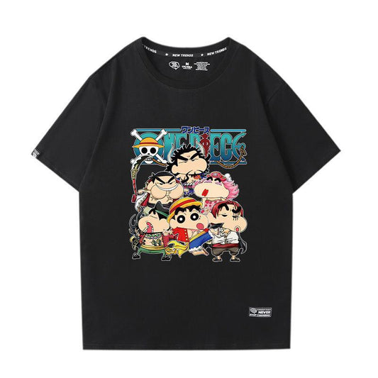 スタイルアップ効果抜群 カジュアル 肌触り抜群 プリント全5色 半袖Tシャツ<S-9173>