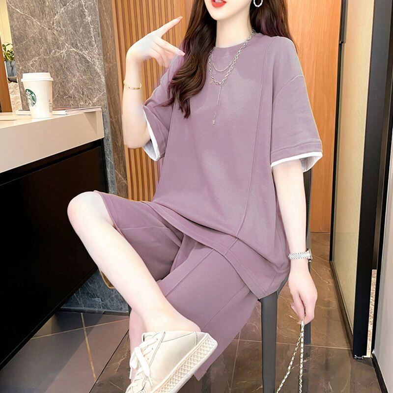 定番シンプル 半袖Ｔシャツⅹパンツセット全4色 カジュアル <S-8732>
