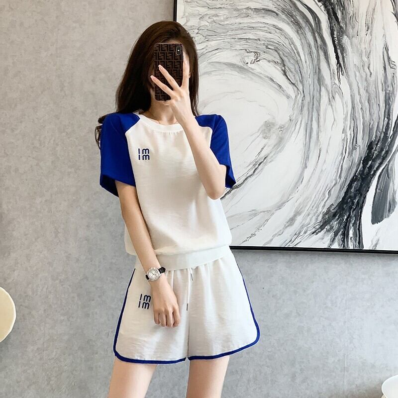 好感度UP カジュアル 絶対欲しい 全2色 半袖 Tシャツ ショートパンツ セットアップ ＜S-8938＞