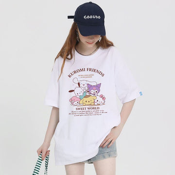 ルーズシルエット 半袖 Tシャツ <S-13140>