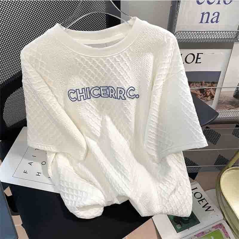 レトロ 切り替え 好感度満載 Tシャツ＋ショートパンツ セットアップ＜S-3379＞