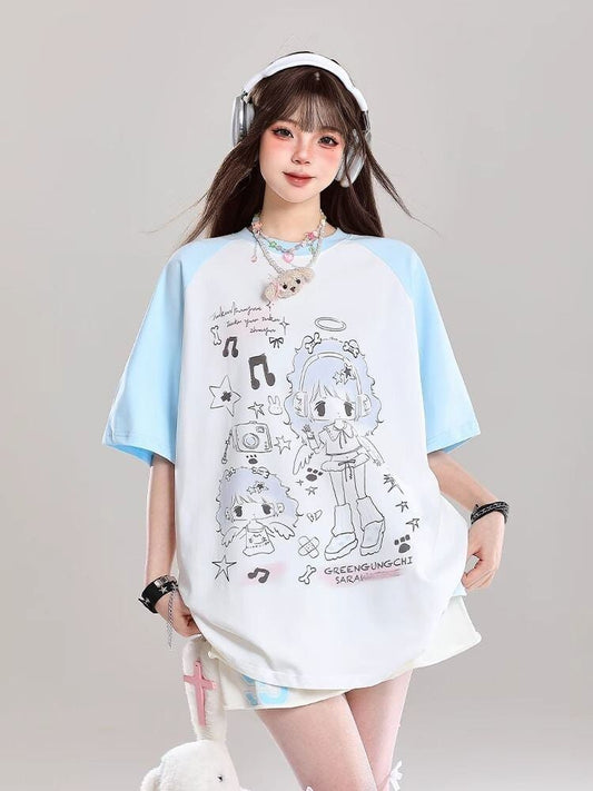 絶対欲しい 売れ筋 話題沸騰中 絶対流行 早い者勝ち カジュアル 2色選択 Tシャツ<S-11278>