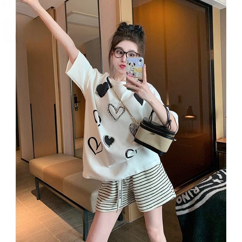 超人気 特別デザイン カジュアル ファッション プリント 全3色 半袖 Tシャツ <S-8918>