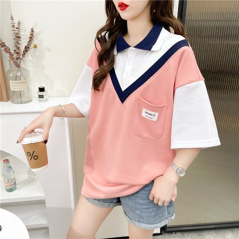 着心地抜群 切り替え 女性力を高める Tシャツ カットソー＜S-3299＞