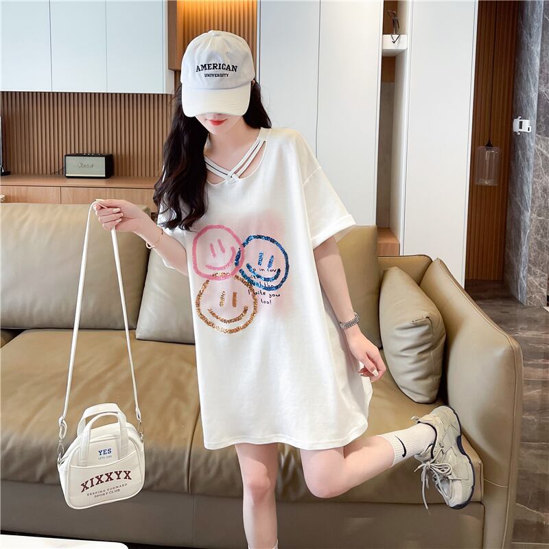 今季マストバイ スウィート 特別デザイン プリント 全2色 半袖Tシャツ<S-8538>