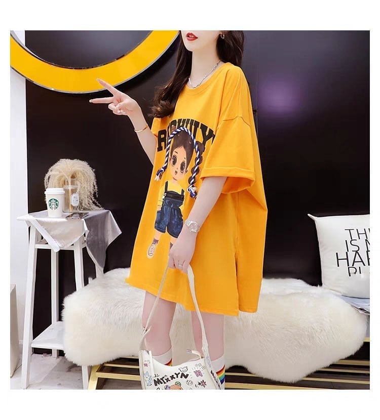 元気いっぱい プリントTシャツ ロング 半袖 ＜S-2840＞