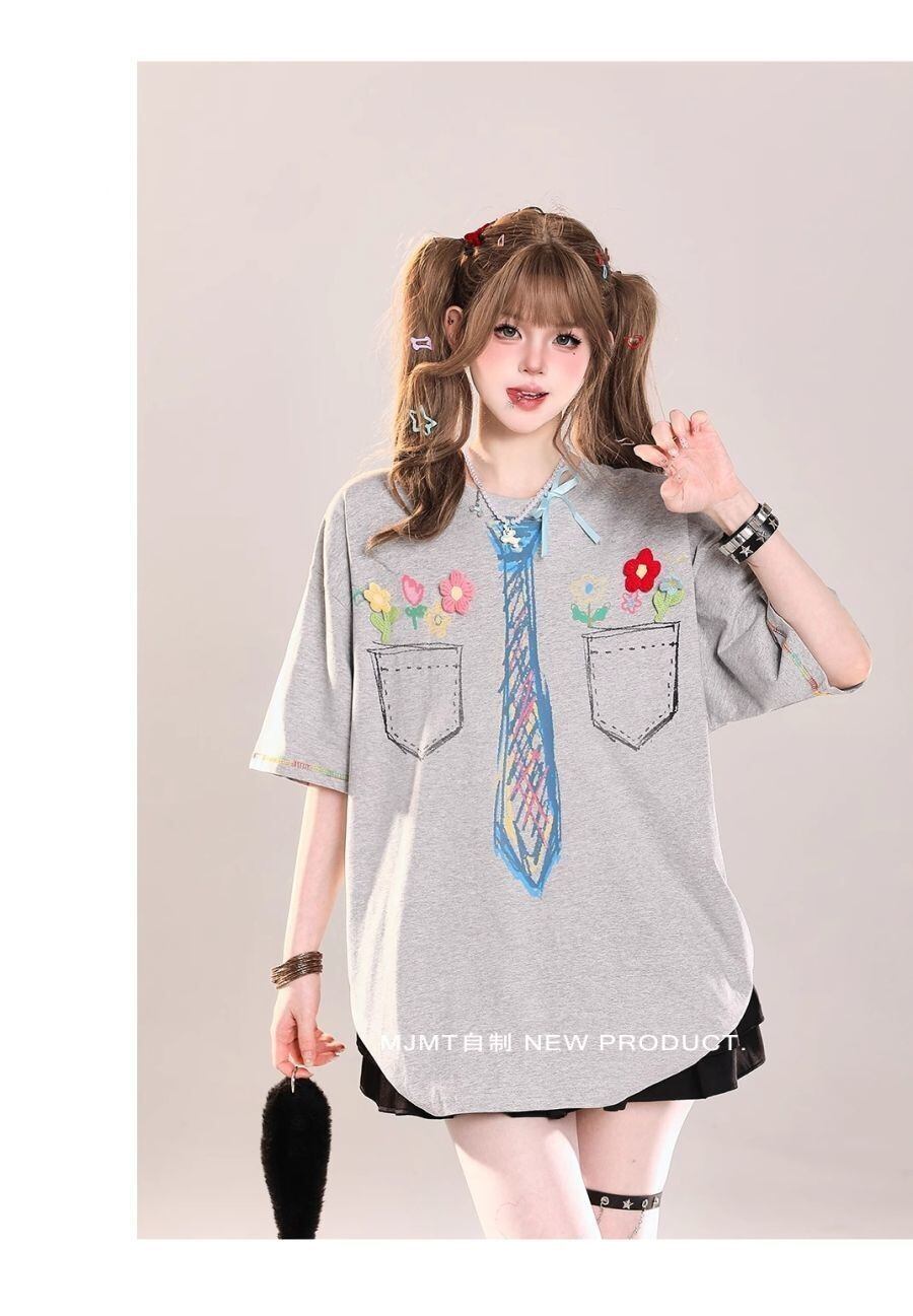 定番シンプル 絶対流行 今季マストバイ 早い者勝ち カジュアル 2色選択 Tシャツ<S-11664>