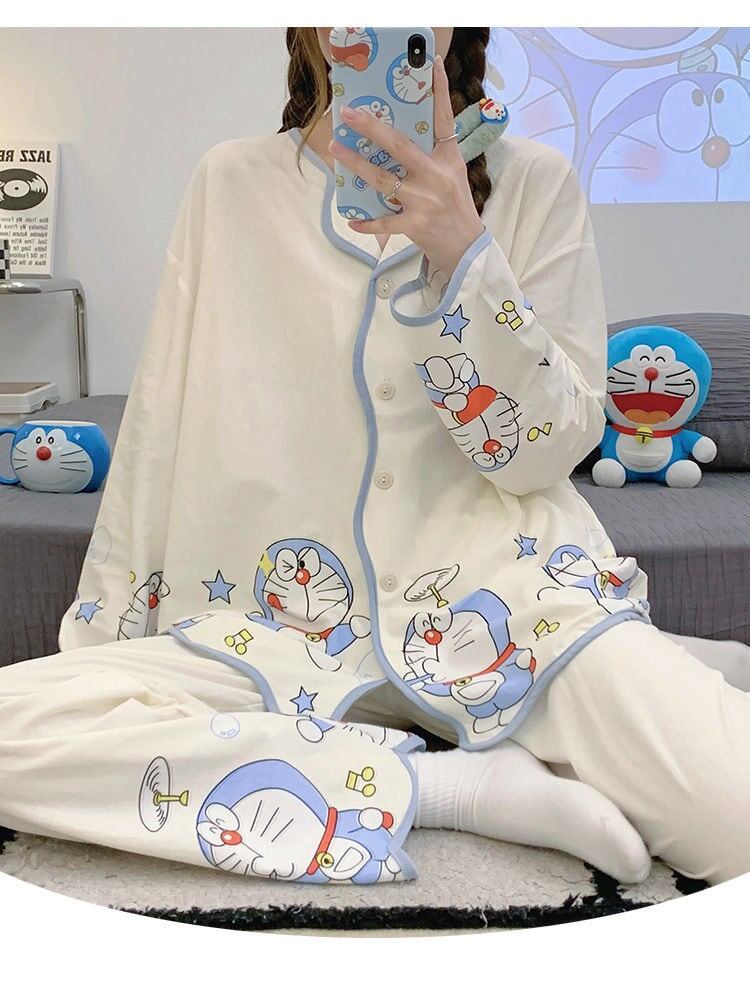 トップス+パンツセット パジャマ 組み合わせやすい <S-6018>