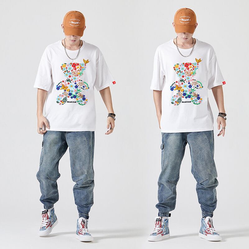 上質 絶対流行 早い者勝ち 早い者勝ち カジュアル 男女兼用 2色選択 Tシャツ<S-11131>