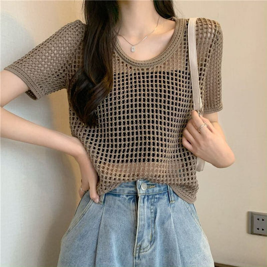 絶対欲しい プリント ファッション ゆったり 全4色 半袖 Tシャツ＜S-11501＞