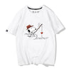 男女兼用 人気 プリント 半袖 Tシャツ <S-13155>