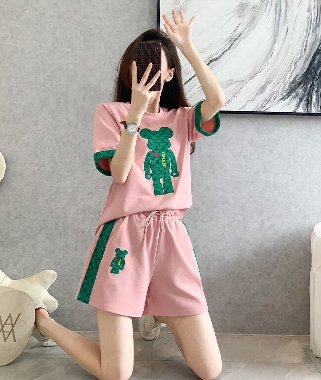 大好評 カジュアル 話題沸騰中 切り替え 全3色 半袖 Tシャツ ショートパンツ セットアップ ＜S-9007＞