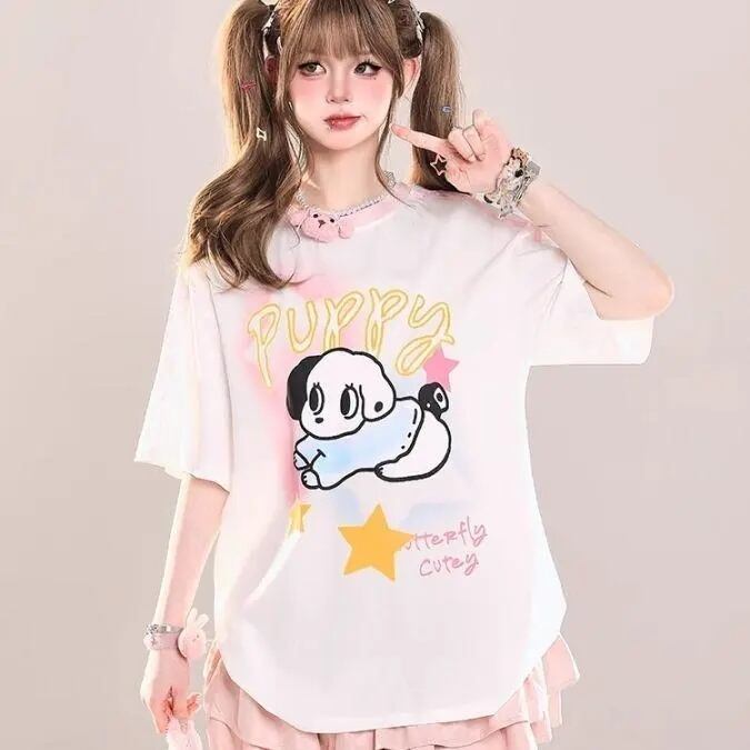 定番シンプル 絶対流行 売れ筋 早い者勝ち カジュアル 2色選択 Tシャツ<S-11462>