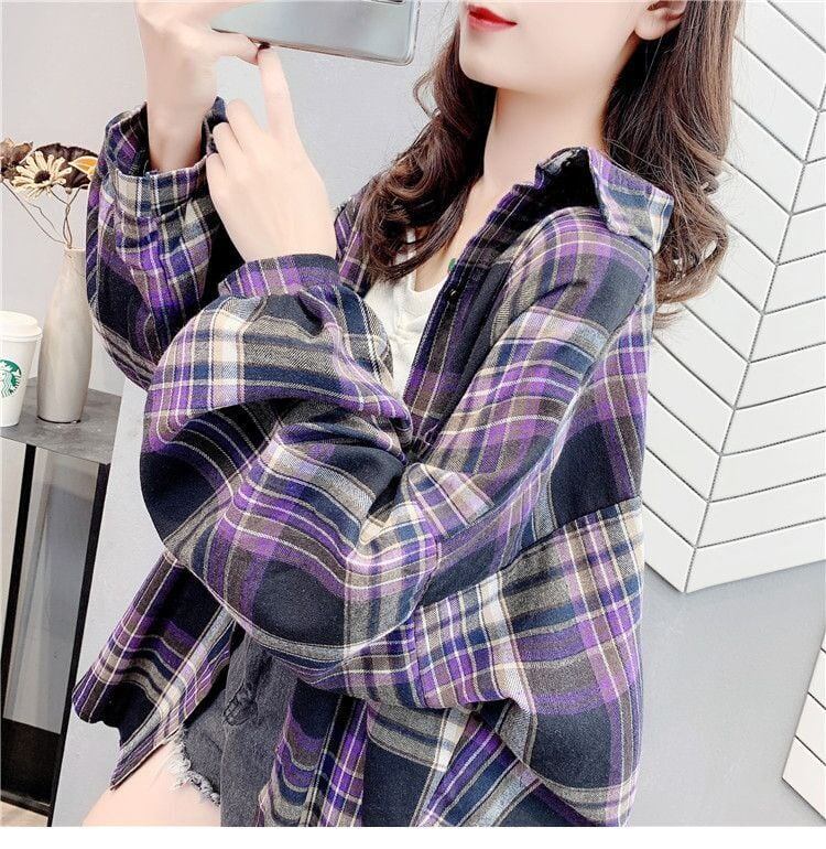定番シンプル チェック柄 アクティブも綺麗も叶う シャツ ＜S-9235＞