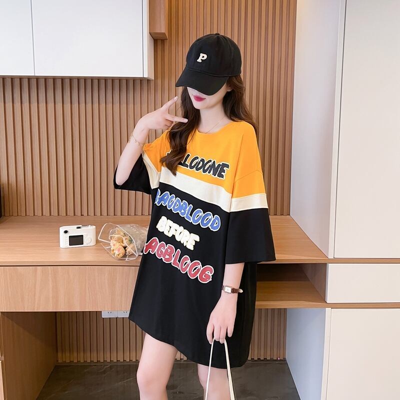 キュート 早い者勝ち 絶対流行 カジュアル 2色選択 Tシャツ<S-11134>