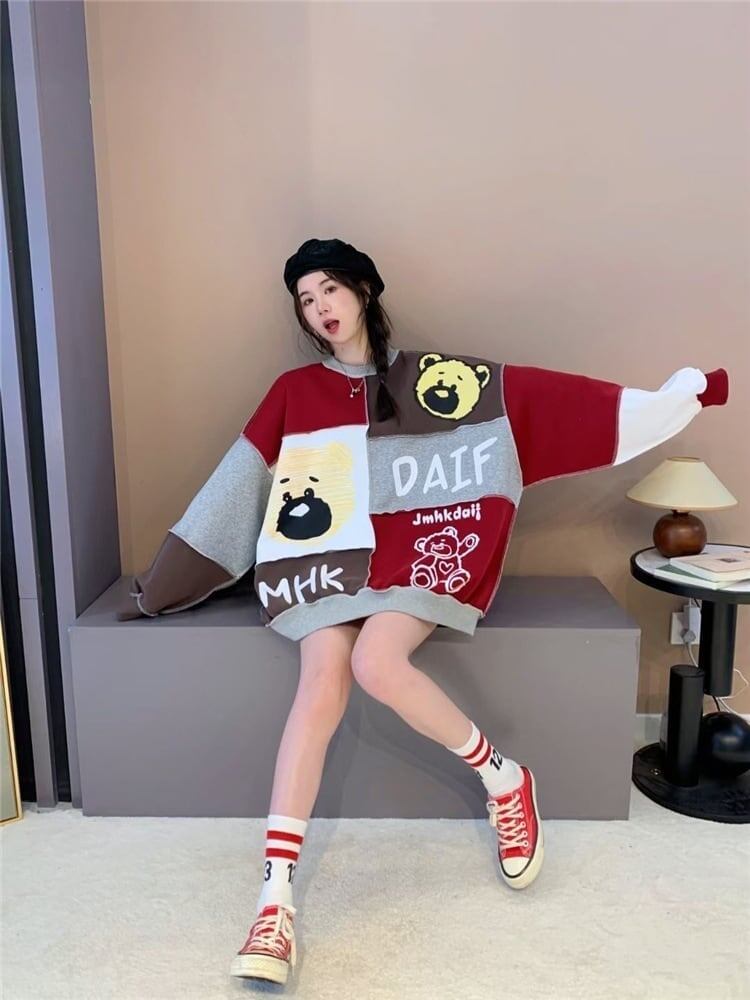 個性派  レジャー スウェット<S-5048>