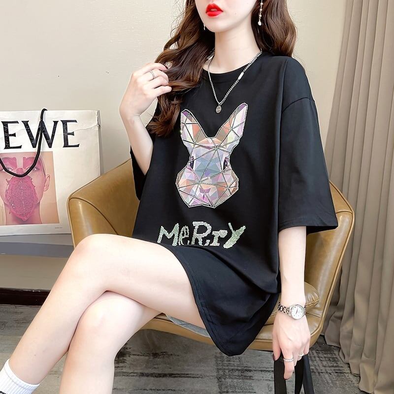 好感度満載 切り替え 着心地抜群 プリント Tシャツ カットソー＜S-3497＞