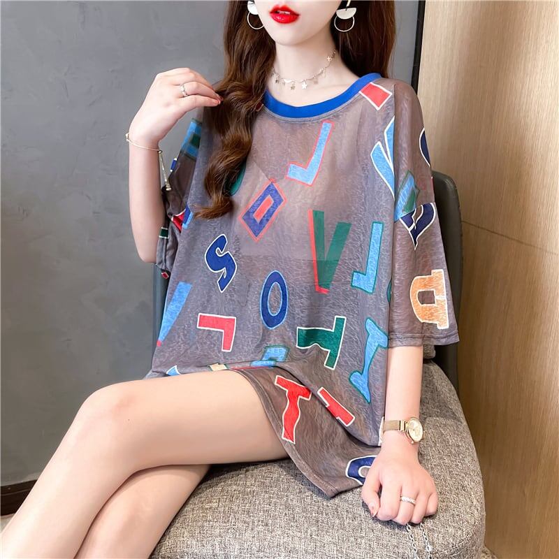 女子マスト 半袖 紫外線対策 ラウンドネック Tシャツ ＜S-8641＞