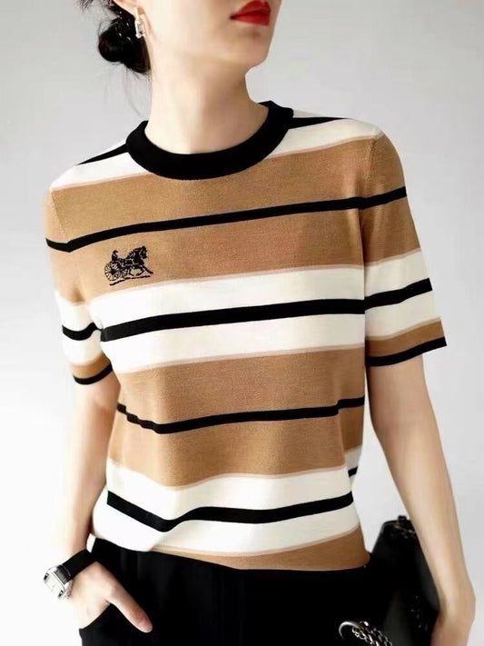 美人度アップ 絶対流行 売れ筋 早い者勝ち カジュアル Tシャツ<S-11254>