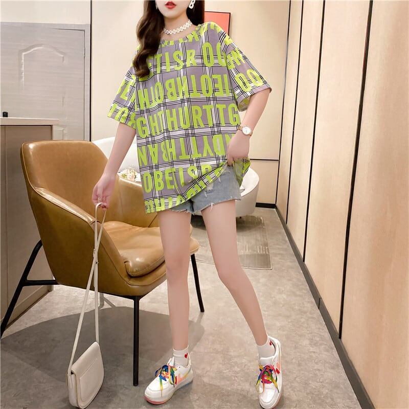 ゆったり感アップ プリント 美感いっぱい Tシャツ カットソー＜S-3337＞