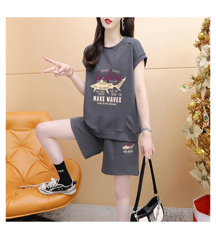 今季マストバイ ファッション カジュアル 半袖Ｔシャツⅹパンツセット全3色 <S-8265>