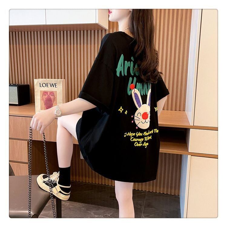 大好評 プリント キュートファッション 半袖Tシャツ＜S-8582＞