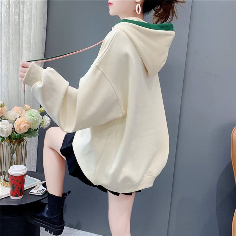 個性的なデザイン プリント オシャレ度満点 スウェット パーカー＜S-3785＞