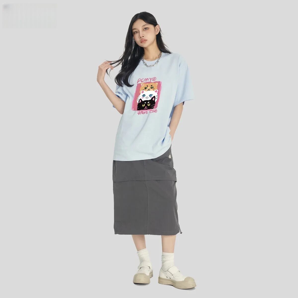大好評 海外トレンド 定番シンプル 好感度UP カジュアル 全3色 半袖 Tシャツ ＜S-11283＞