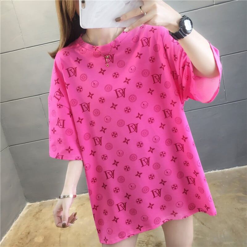 高級感溢れる プリント 美感いっぱい Tシャツ カットソー＜S-3316＞
