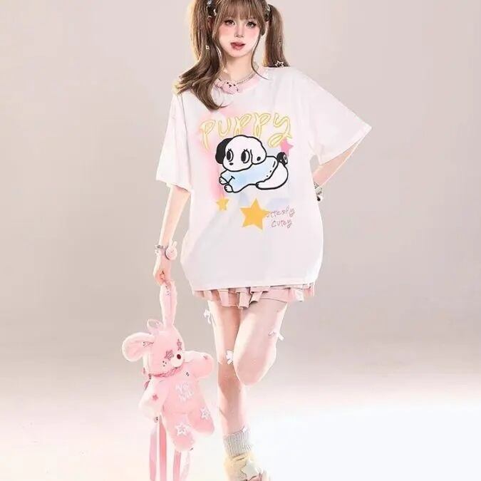 定番シンプル 絶対流行 売れ筋 早い者勝ち カジュアル 2色選択 Tシャツ<S-11462>