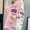 スタイリッシュ 切り替え 一目惚れ プリント Tシャツ カットソー＜S-3540＞