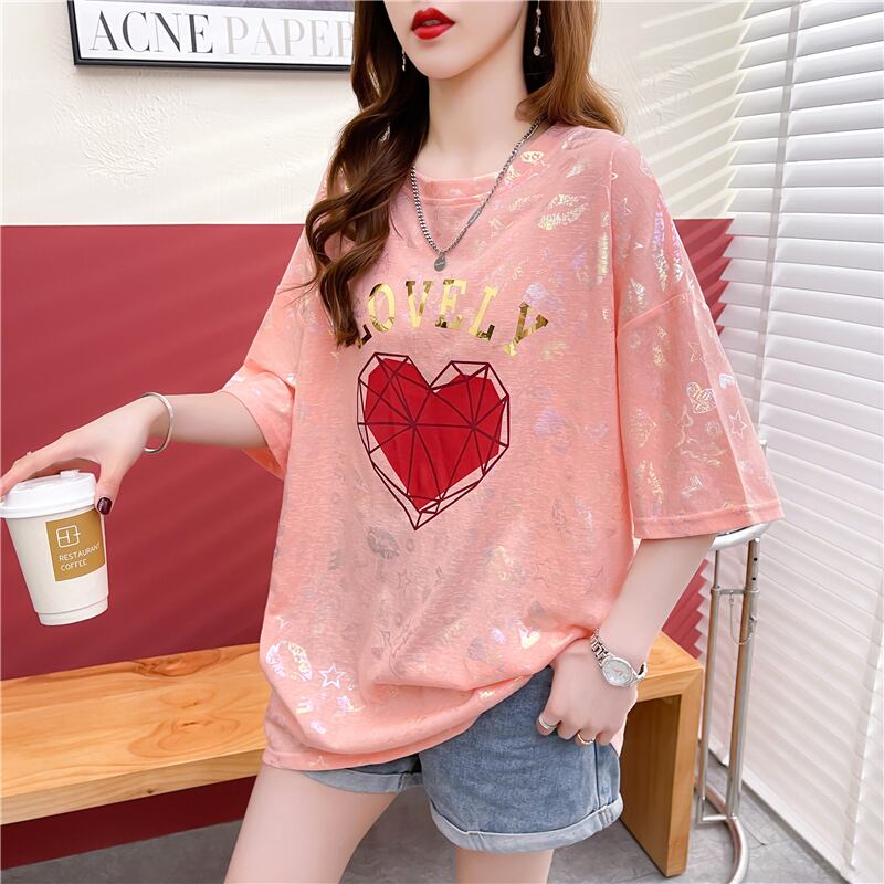 話題沸騰中 ファッション 個性派 プリント 全3色 半袖Tシャツ<S-8508>