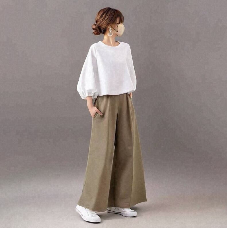 売れ筋 好感度UP 着回し力抜群 おしゃれ度高め 着心地良い トップス+パンツセット ＜S-11983＞