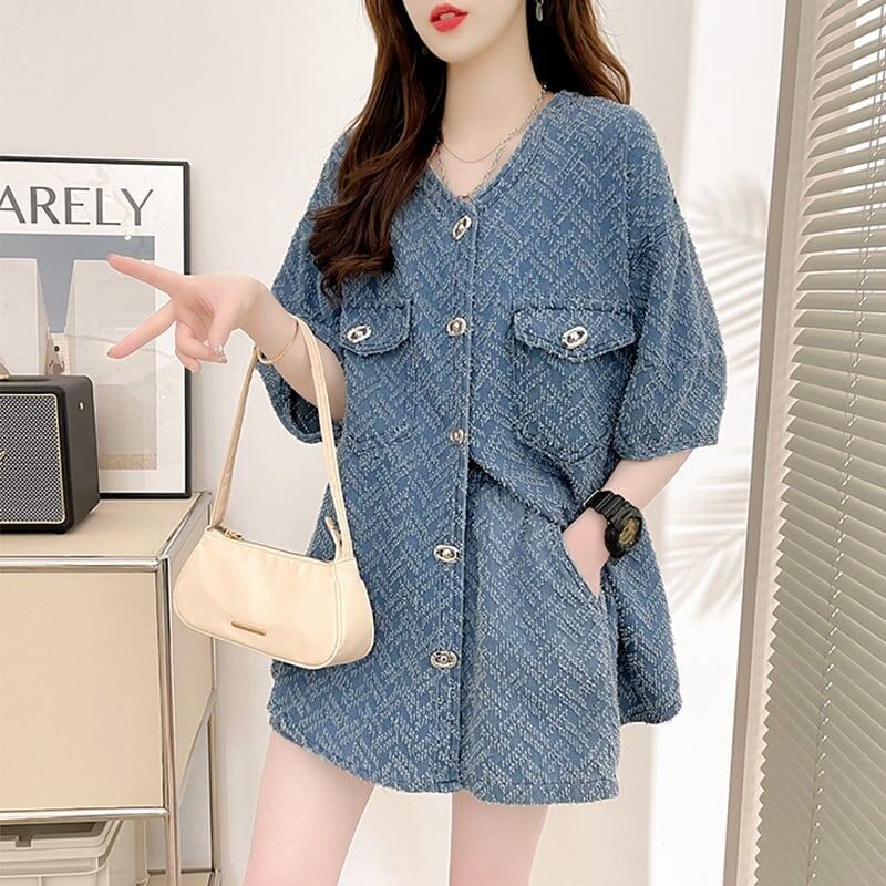 オシャレ度満点 ジャケット＋パンツ カジュアル セットアップ＜S-3136＞