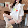 スタイリッシュ ラウンドネック 一目惚れ アルファベット Tシャツ カットソー＜S-2888＞