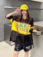 美人度アップ 早い者勝ち 絶対流行 カジュアル 2色選択 Tシャツ<S-11676>
