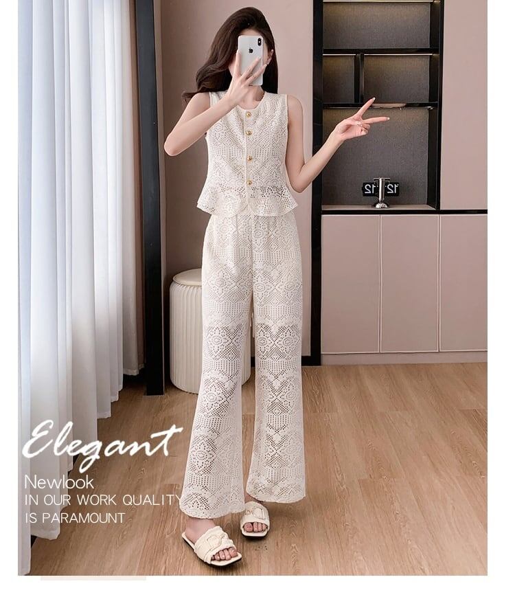 美人度アップ 知的 超人気 カジュアル シンプル Tシャツ＋パンツ ＜S-11970＞
