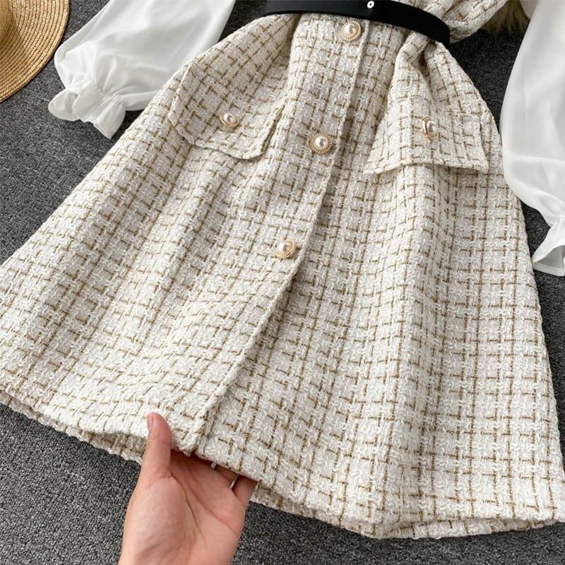 スタイリッシュ ブラウス＋ワンピース 一目惚れ セットアップ＜S-2939＞