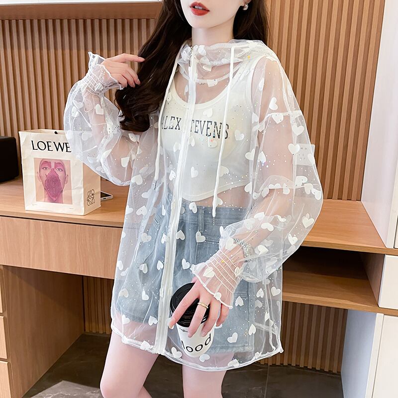 女子マスト 売れ切れ必至 着?せ シンプル 透け感 シャツ ＜S-11921＞